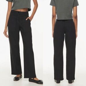 Wilfred Free Modern Utility Pants Jeans‎ Faded Black Size 0 Women Mid-Rise